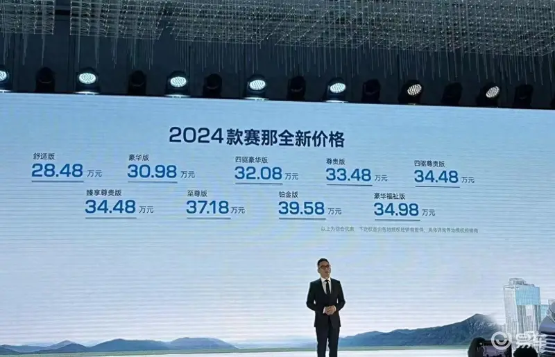 2024款赛那试驾体验全面升级为中国市场而来！