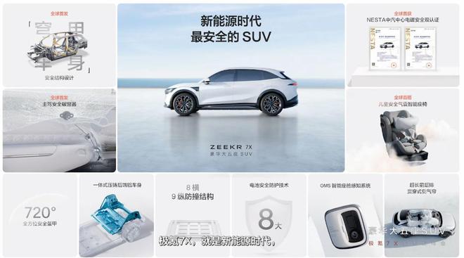 极氪7X大五座SUV上市：集豪华与智能于一身起售价2299万元