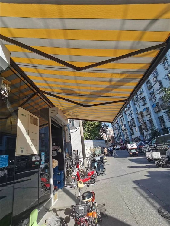 北京露台全盒式遮阳篷伸缩遮阳篷定制(图2)