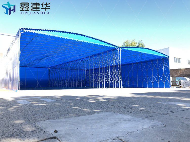 平湖市活动雨棚推拉棚定做电话_鑫建华