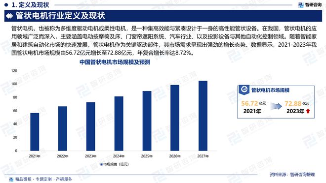 PG电子平台：中国管状电机行业发展现状调查、竞争格局及投资策略研究报告(图2)