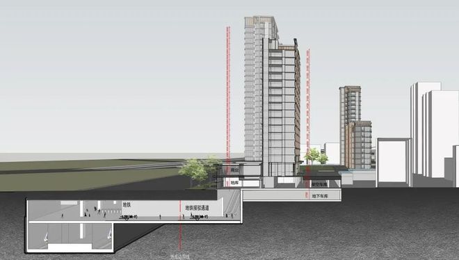 PG电子平台：双架空层全新盘来了！TOD地铁直连天津这个区要火(图4)