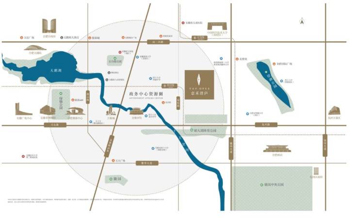 百度热搜NO1政务东意禾澄庐售楼处发布：改善标杆打造静奢臻品(图2)