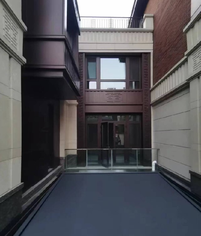 PG电子平台：朝阳别墅下沉花园遮阳篷定制厂家(图2)